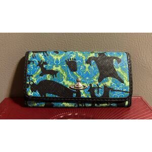 *RARE* Vivienne Westwood Rare Abstract Print Key Case/Wallet